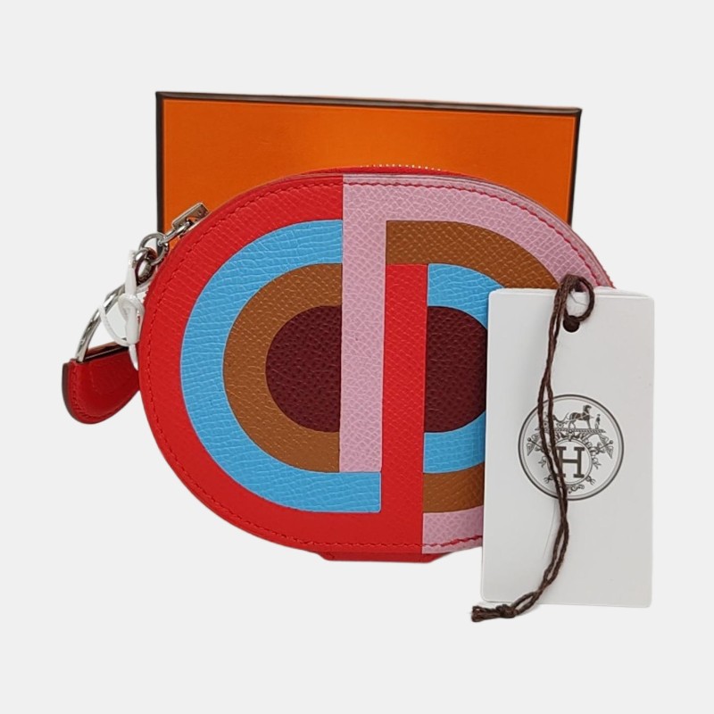 HERMES In-The-Loop 迷你 多色Epsom牛皮手拿包 銀色五金D刻-7