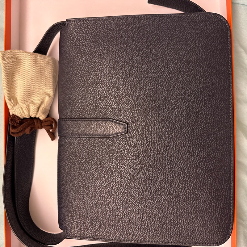 Hermes Steve light junior 郵差包 午夜藍 H082119CK2Z-10