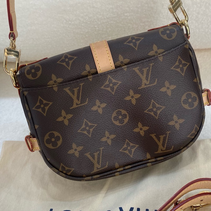 LV 原花Saumur雙子星BB 手提/肩背/斜背包-4