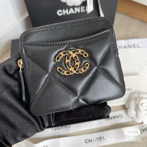 Chanel19吐司零錢包
