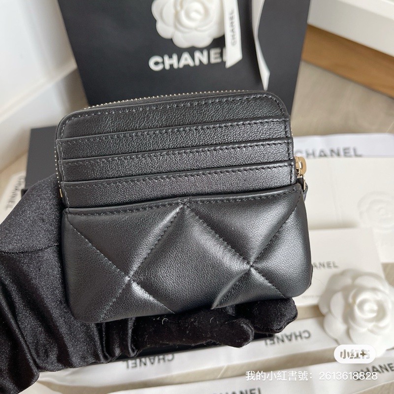 Chanel19吐司零錢包-1