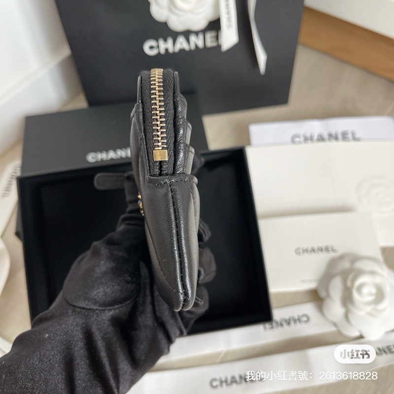Chanel19吐司零錢包-10