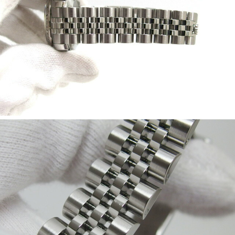 勞力士 Datejust 黑色貝殼 10P 鑽石女士手錶-8