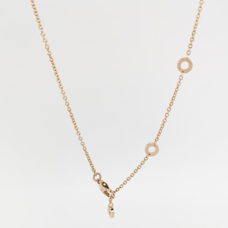 Bvlgari B.Zero118K玫瑰金螺旋造型項鍊-3