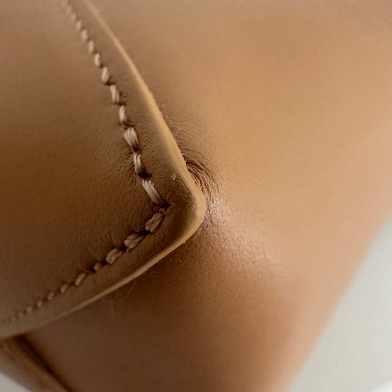 Loewe puzzle fold 棕色 Puzzle Fold pouch in shiny nappa calfskin-15