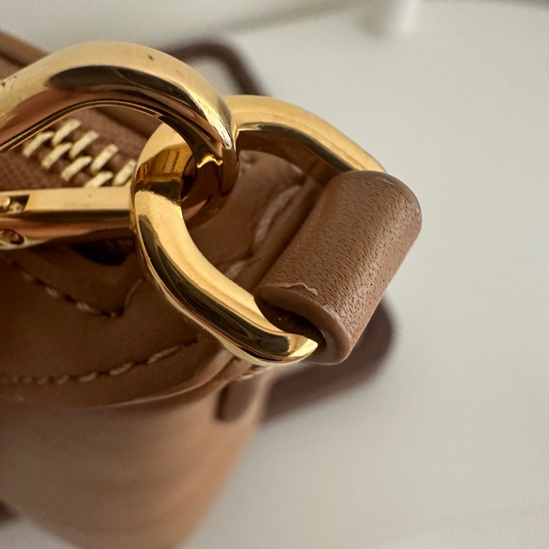 Loewe puzzle fold 棕色 Puzzle Fold pouch in shiny nappa calfskin-23