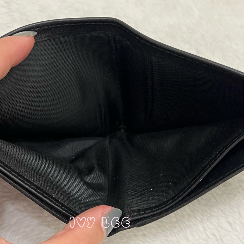 Gucci Micro Guccissima 經典黑 雙折皮夾 256408 短夾 正品 二手精品-3