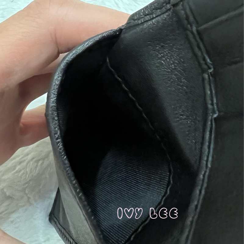 Gucci Micro Guccissima 經典黑 雙折皮夾 256408 短夾 正品 二手精品-9