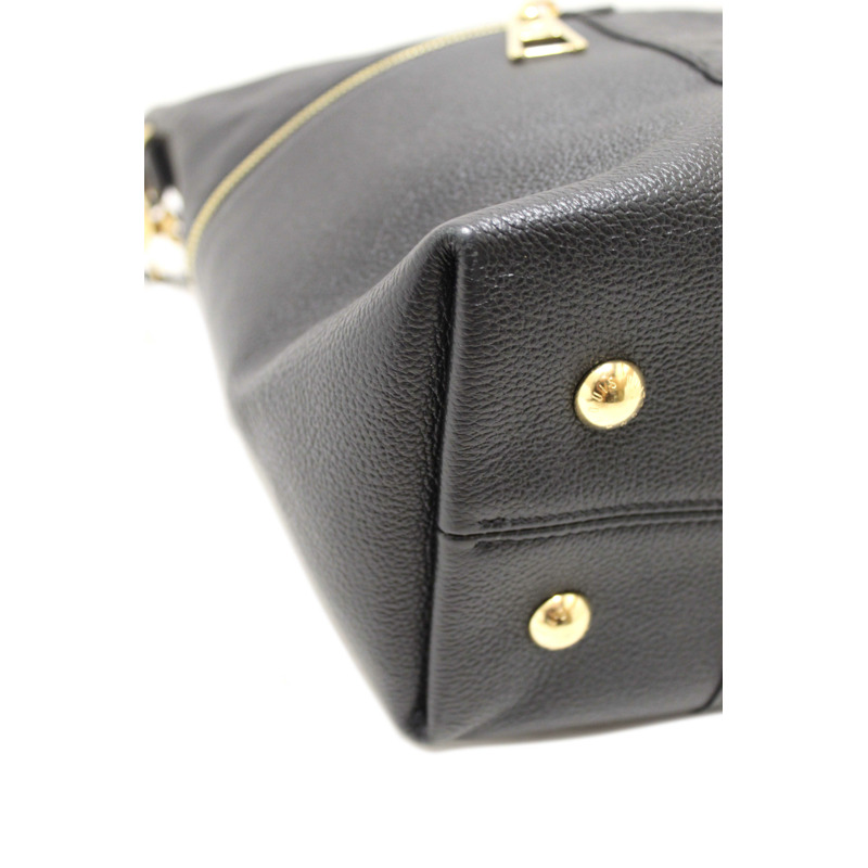 Louis Vuitton Black Monogram Empreinte Leather Melie Hobo Bag-5