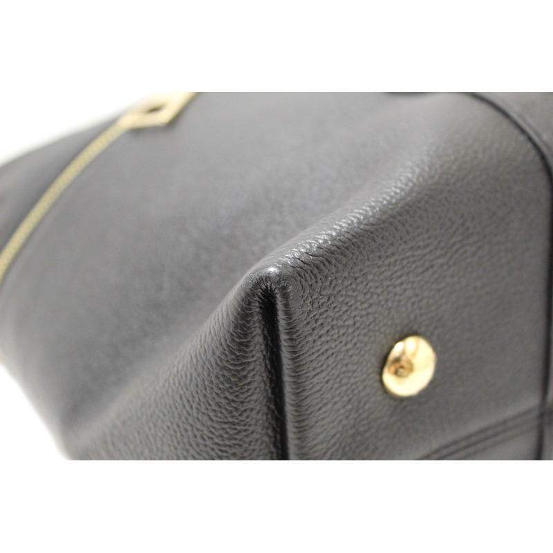 Louis Vuitton Black Monogram Empreinte Leather Melie Hobo Bag-6