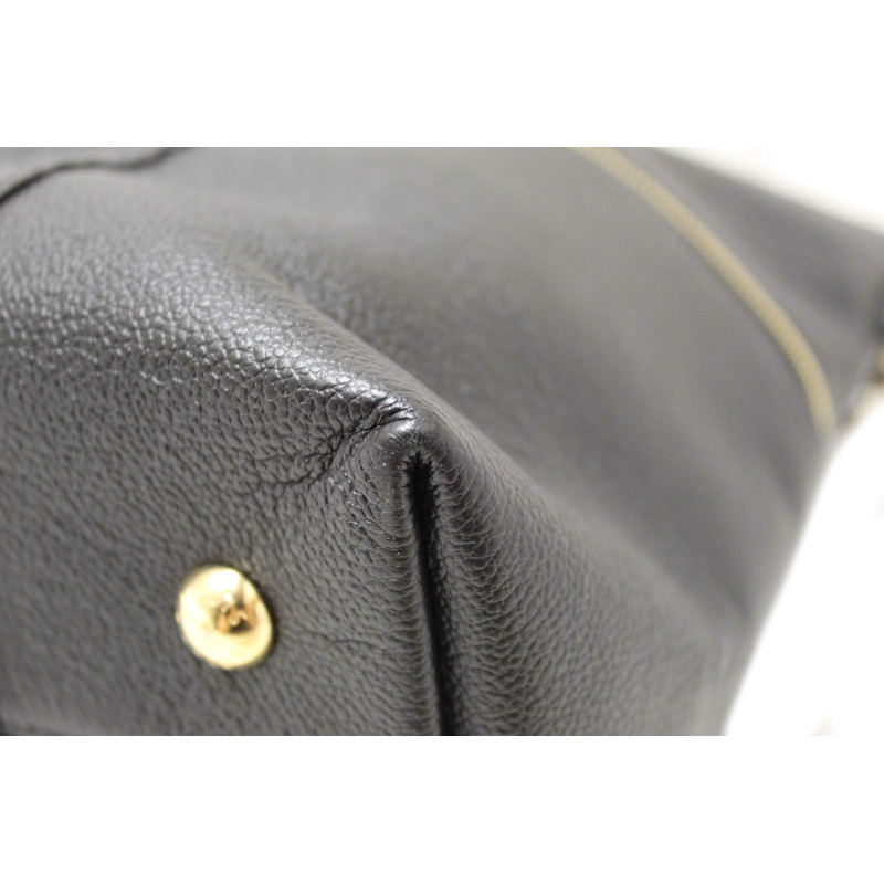 Louis Vuitton Black Monogram Empreinte Leather Melie Hobo Bag-9