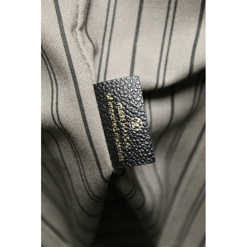 Louis Vuitton Black Monogram Empreinte Leather Melie Hobo Bag-17