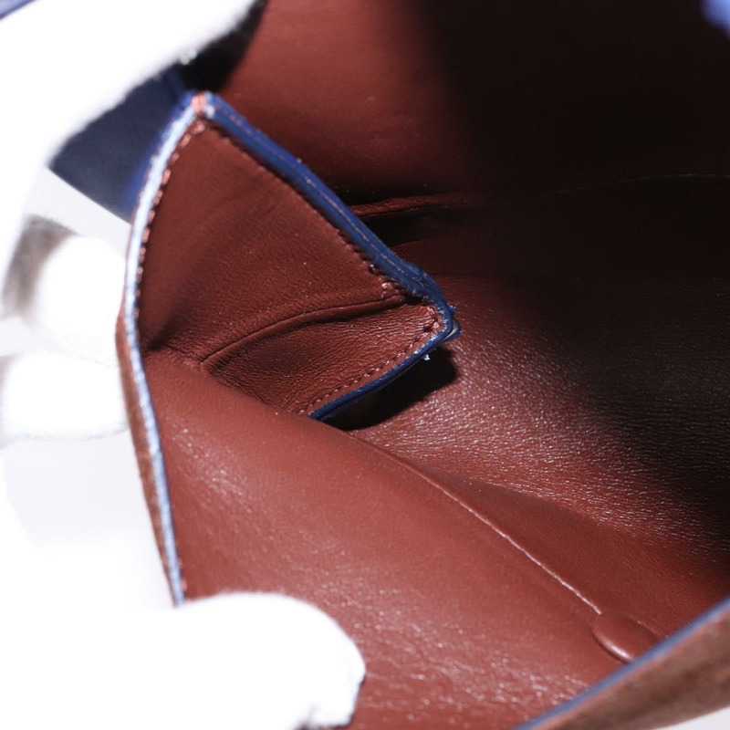 【日本直送】CELINE All Soft 皮革肩背包 藍色 黑色 銀色 正品 BA6374-28