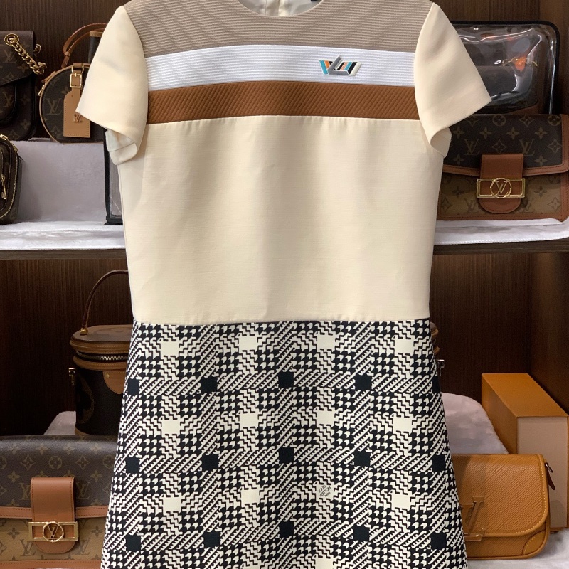 ❤️ LV 圓領短袖連衣裙-0