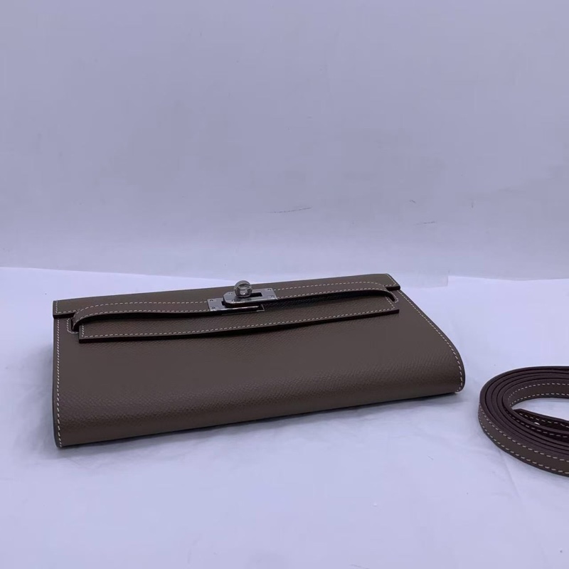Hermes 愛馬仕 Kelly to go 大象灰 epsom 皮銀扣 z刻-4