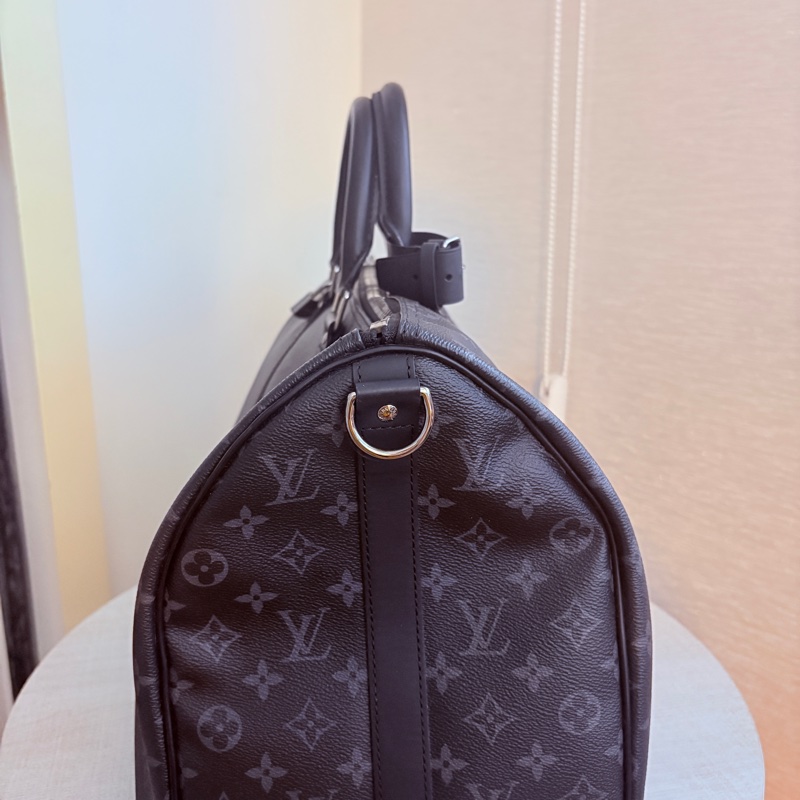 LV Keepall 45 黑灰-2