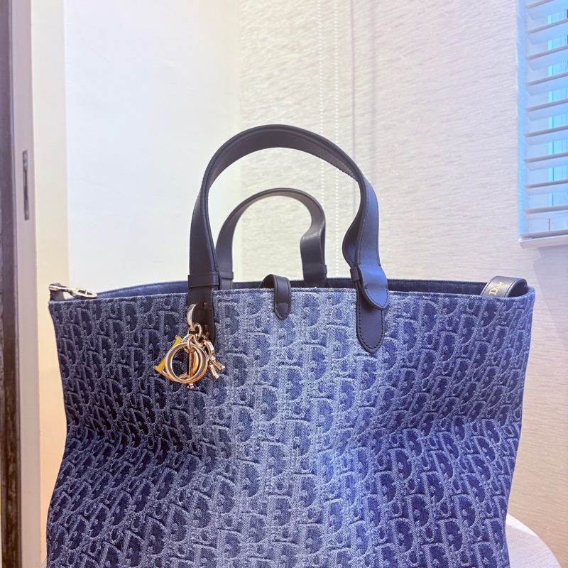 Dior Toujours 中號 牛仔托特-5