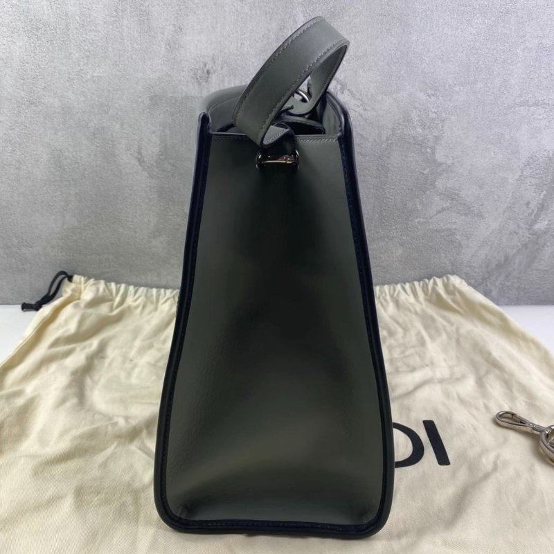 ️Fendi Runaway 深灰色牛皮中號托特包 99新 配件塵袋-2