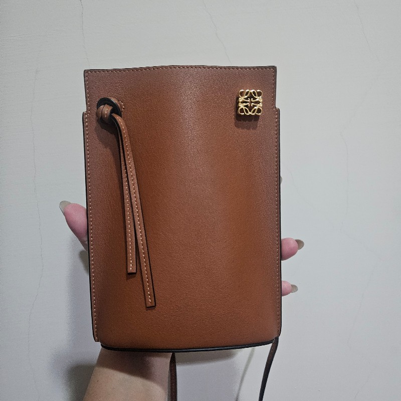 loewe 小包 焦糖色 咖色-0