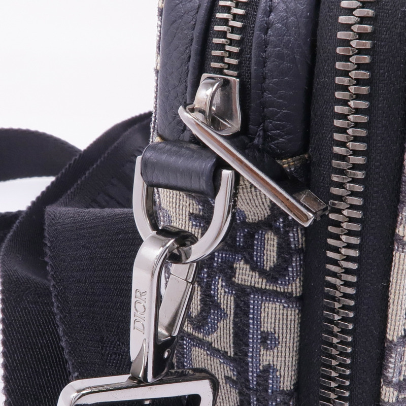 Dior 【激減優惠】帆布Shoulder Bag銀扣肩背袋-11