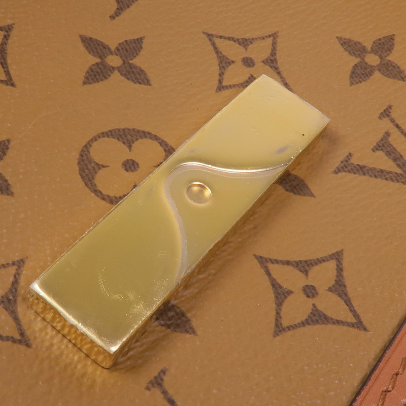 LOUIS VUITTON Monogram Reverse Mini Dauphine金扣肩背袋-14