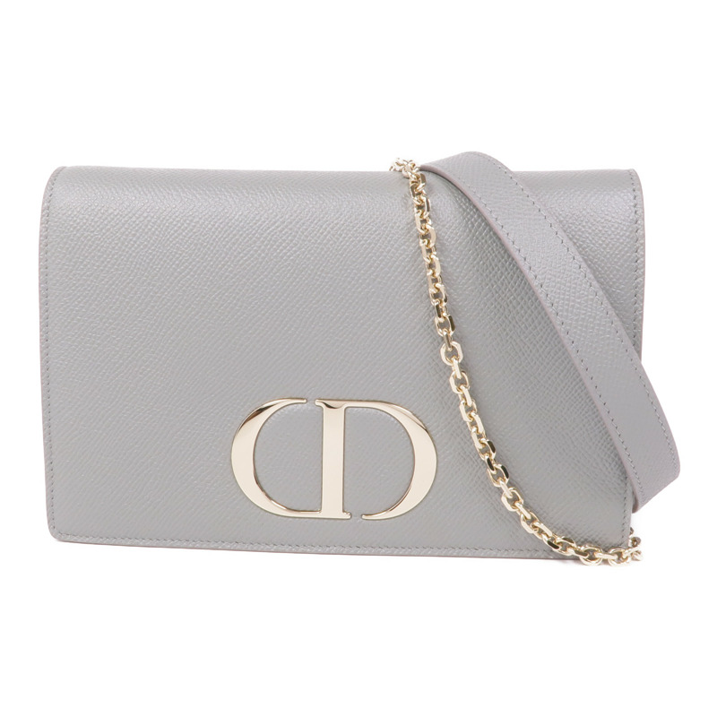 Dior 牛皮皮革Chain Shoulder Bag金扣鏈帶肩背袋-0