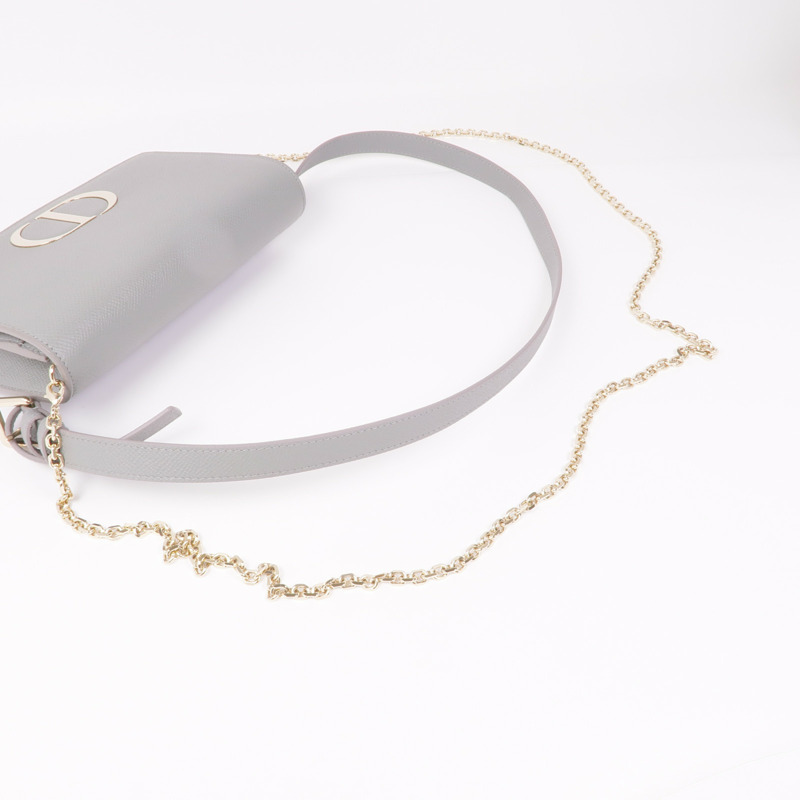 Dior 牛皮皮革Chain Shoulder Bag金扣鏈帶肩背袋-4