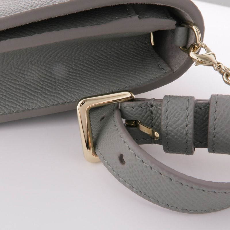 Dior 牛皮皮革Chain Shoulder Bag金扣鏈帶肩背袋-6