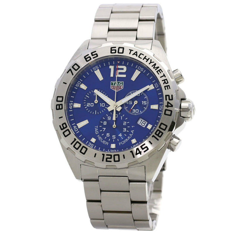 泰格豪雅 CAZ101K Formula 1 計時碼錶，不鏽鋼/SS，男士-0