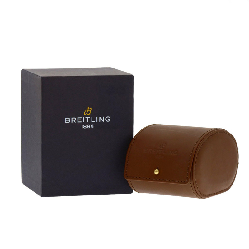 百年靈航空計時 B01 計時腕錶 43 不鏽鋼/皮革男錶 AB0121B1B1X2-18