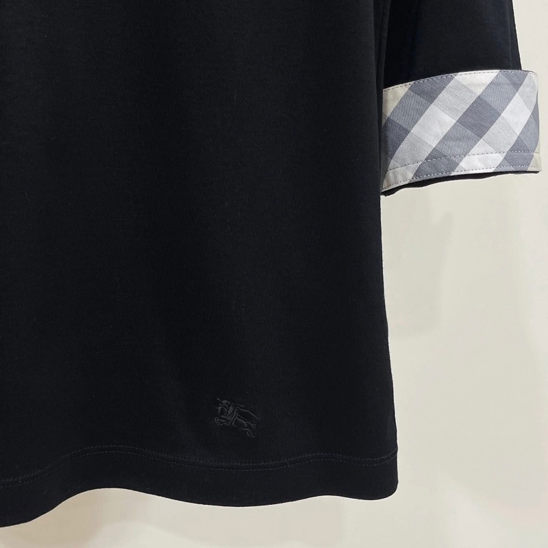 Burberry 倫敦 二穿反褶格紋口袋戰馬上衣近全新 黑-7