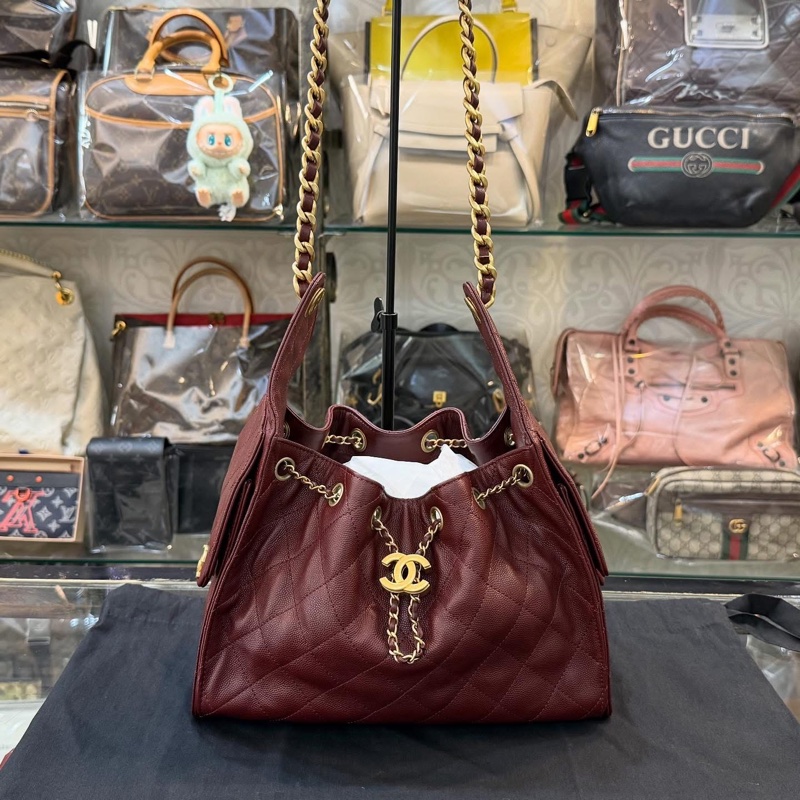 酒紅25bag 小號hobo-0