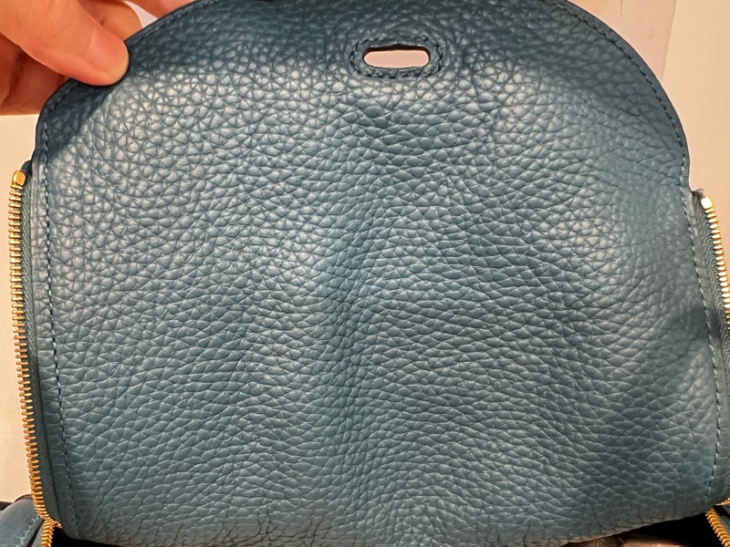 Hermes 普魯斯海峽綠 T/C皮 Lindy26金釦手提肩背包-14