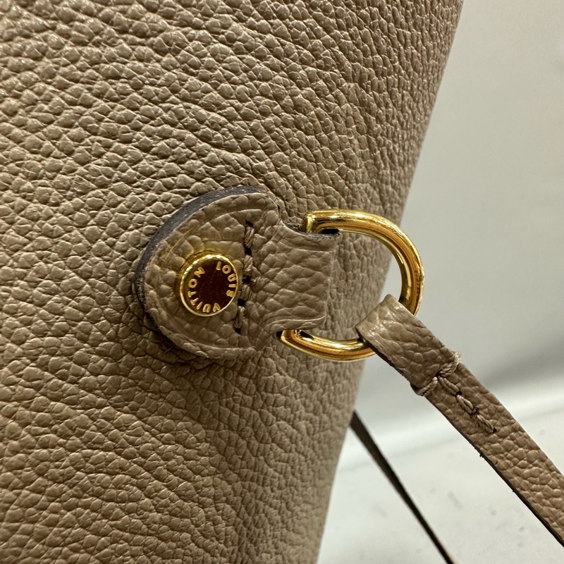 LV m45686 奶茶牛皮壓紋neverfull mm 子母包-22