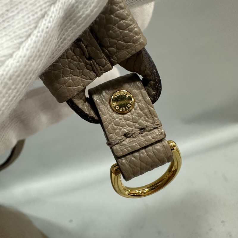 LV m45686 奶茶牛皮壓紋neverfull mm 子母包-23