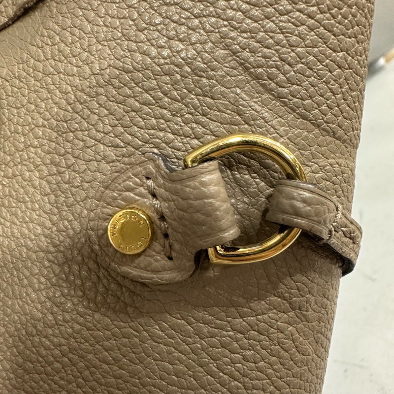 LV m45686 奶茶牛皮壓紋neverfull mm 子母包-30