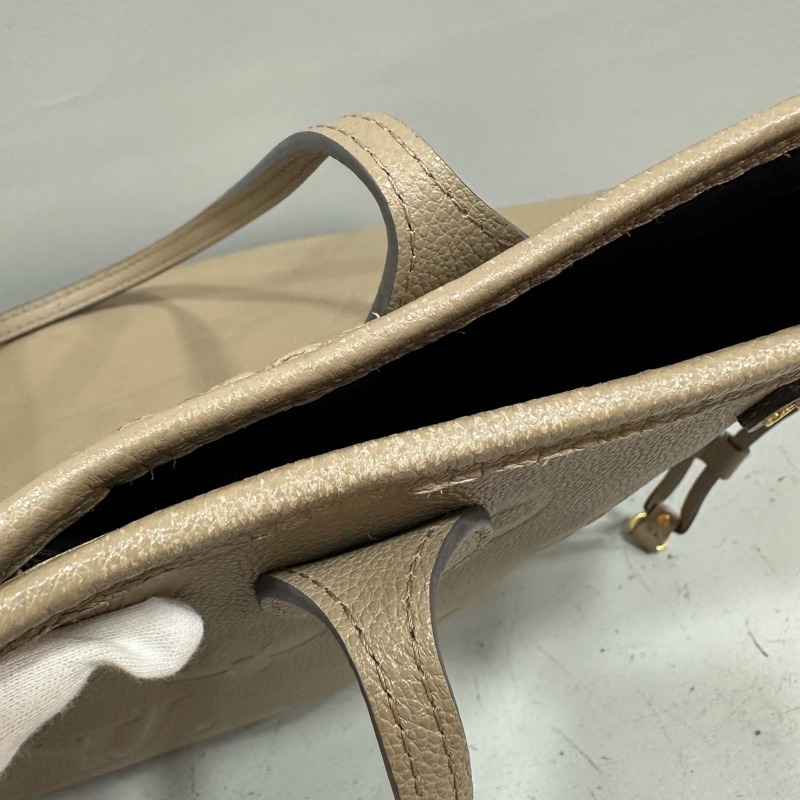 LV m45686 奶茶牛皮壓紋neverfull mm 子母包-42