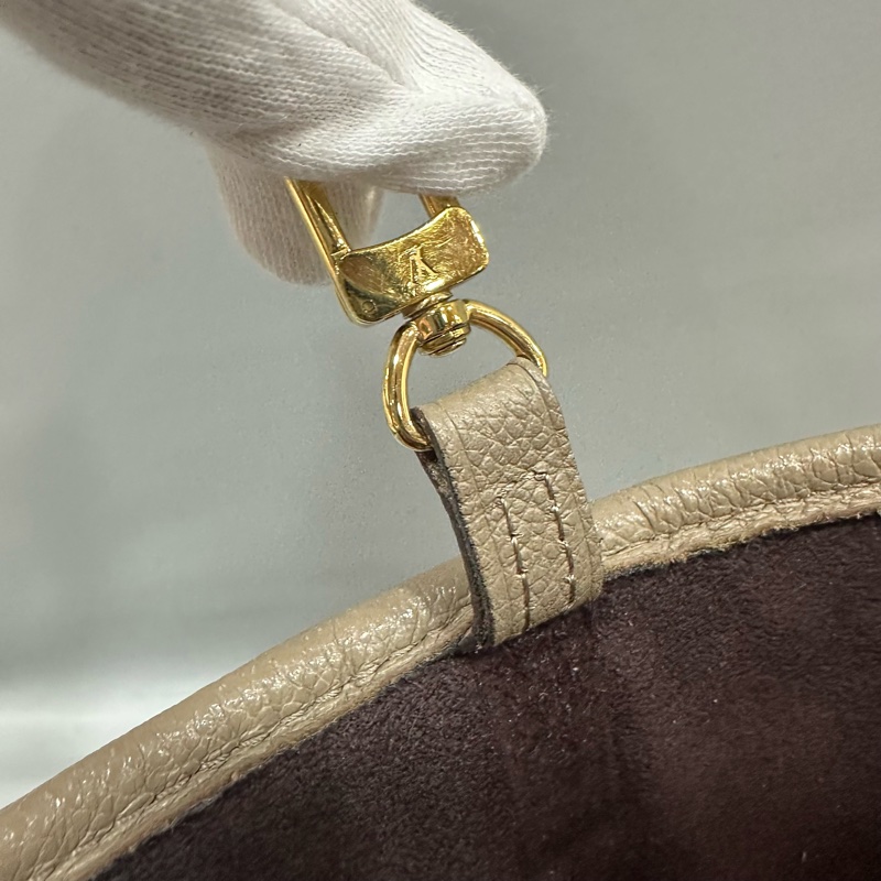 LV m45686 奶茶牛皮壓紋neverfull mm 子母包-54