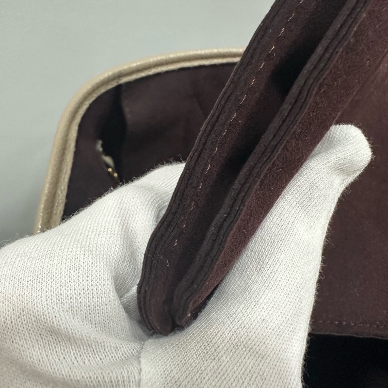 LV m45686 奶茶牛皮壓紋neverfull mm 子母包-64