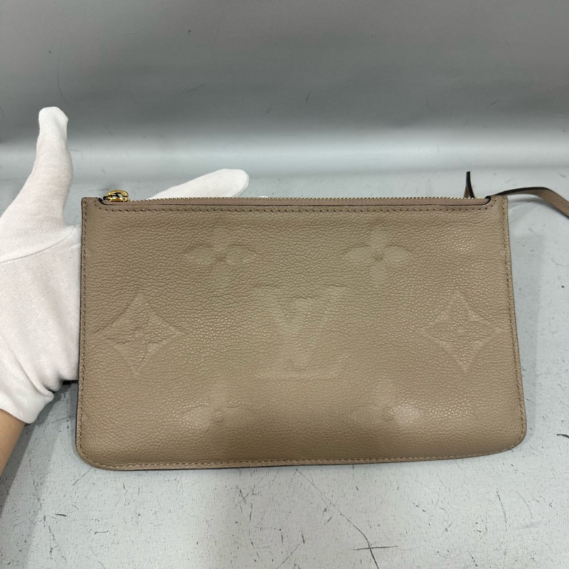LV m45686 奶茶牛皮壓紋neverfull mm 子母包-78