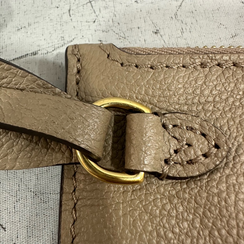 LV m45686 奶茶牛皮壓紋neverfull mm 子母包-87