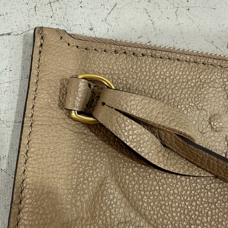 LV m45686 奶茶牛皮壓紋neverfull mm 子母包-88