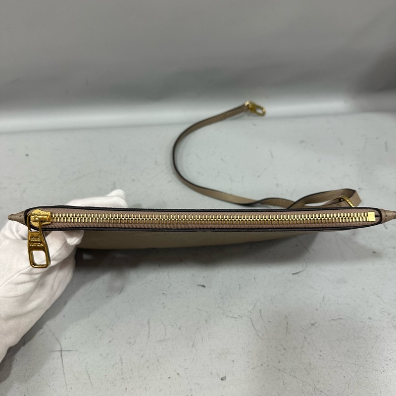 LV m45686 奶茶牛皮壓紋neverfull mm 子母包-92