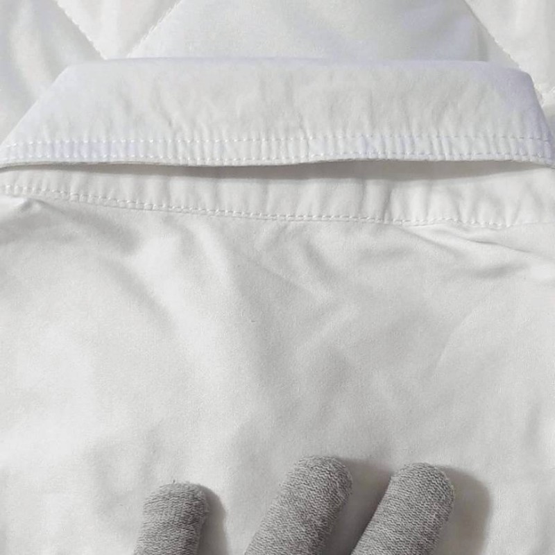 絕版BURBERRY 博柏利 BLUE LABEL 藍標 大戰馬 男白色經典格紋袖領修身短袖襯衫LL-3