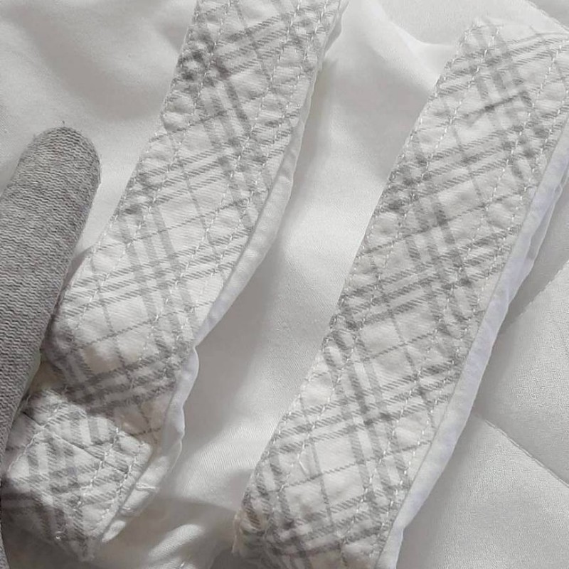 絕版BURBERRY 博柏利 BLUE LABEL 藍標 大戰馬 男白色經典格紋袖領修身短袖襯衫LL-5