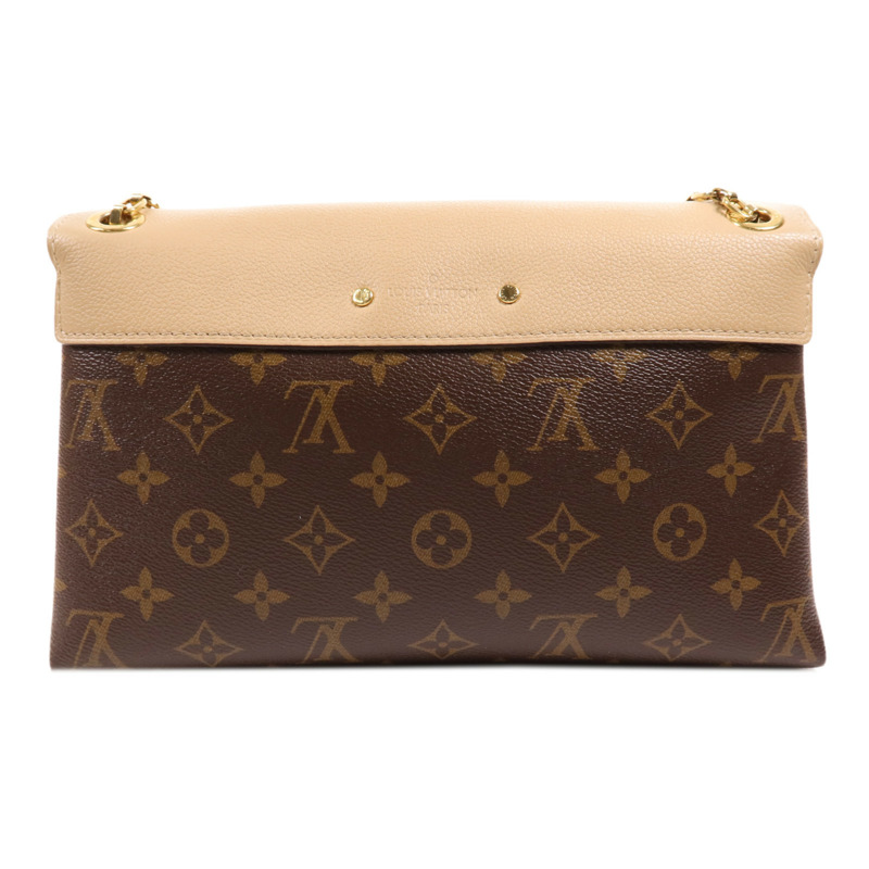 LOUIS VUITTON Monogram Pallas Chain金扣鏈帶肩背袋-1