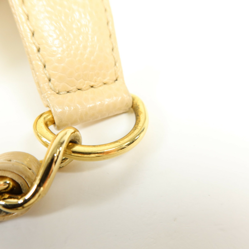 CHANEL 牛皮皮革PST Petite Shopping Tote Bag金扣肩背袋-11