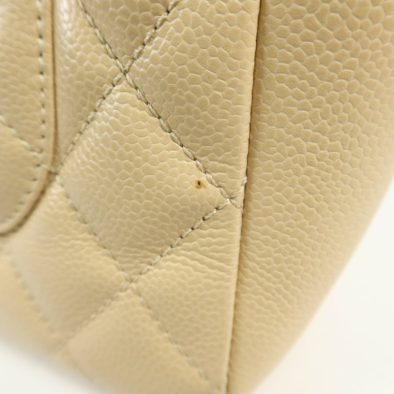 CHANEL 牛皮皮革PST Petite Shopping Tote Bag金扣肩背袋-17