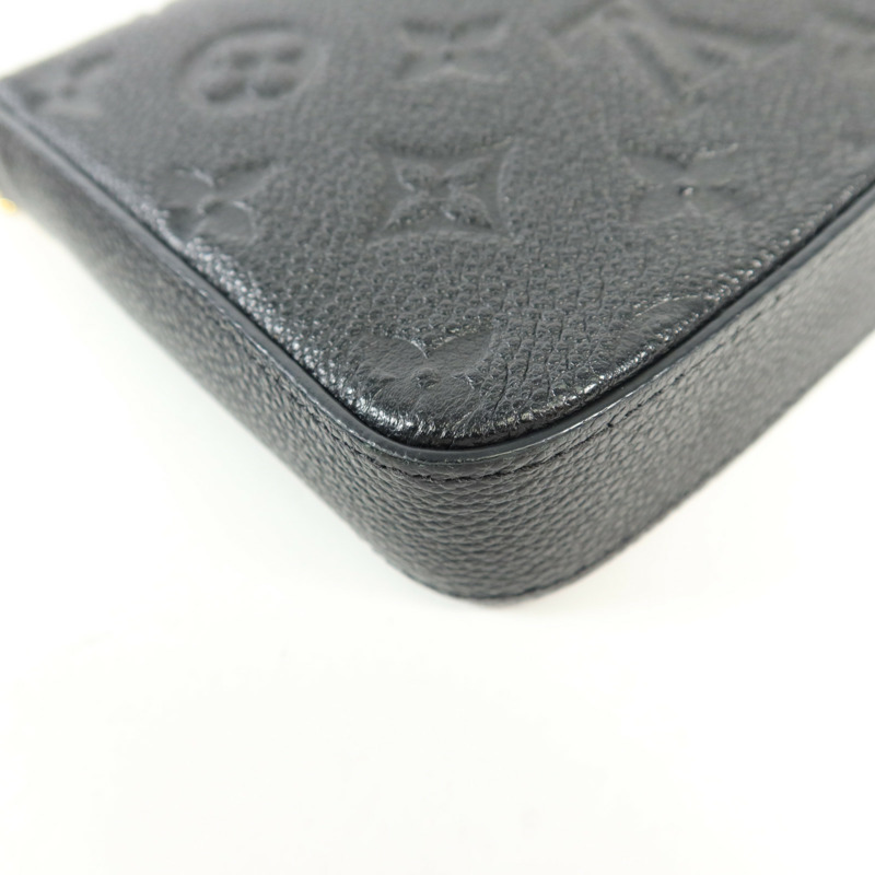 LOUIS VUITTON Monogram Empreinte Felicie Pochette 金扣鏈帶肩背袋-18