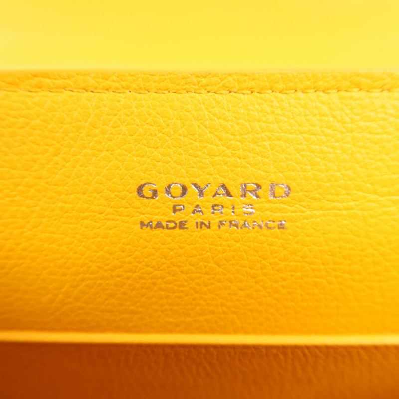GOYARD 塗層帆布Saigon Souple Mini銀扣手挽肩背兩用袋-6
